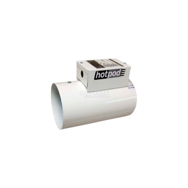 Tpi Hotpod 6" Diameter Inlet Duct Mounted Heater Cord Set HP6-1000120-2CT 1000/500W 120V HP610001202CT - main